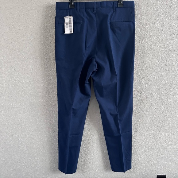 NWT Military Ceremonial Dress Trousers Men’s 36R Navy Wool Blend Gold Stripe - Picture 4 of 9